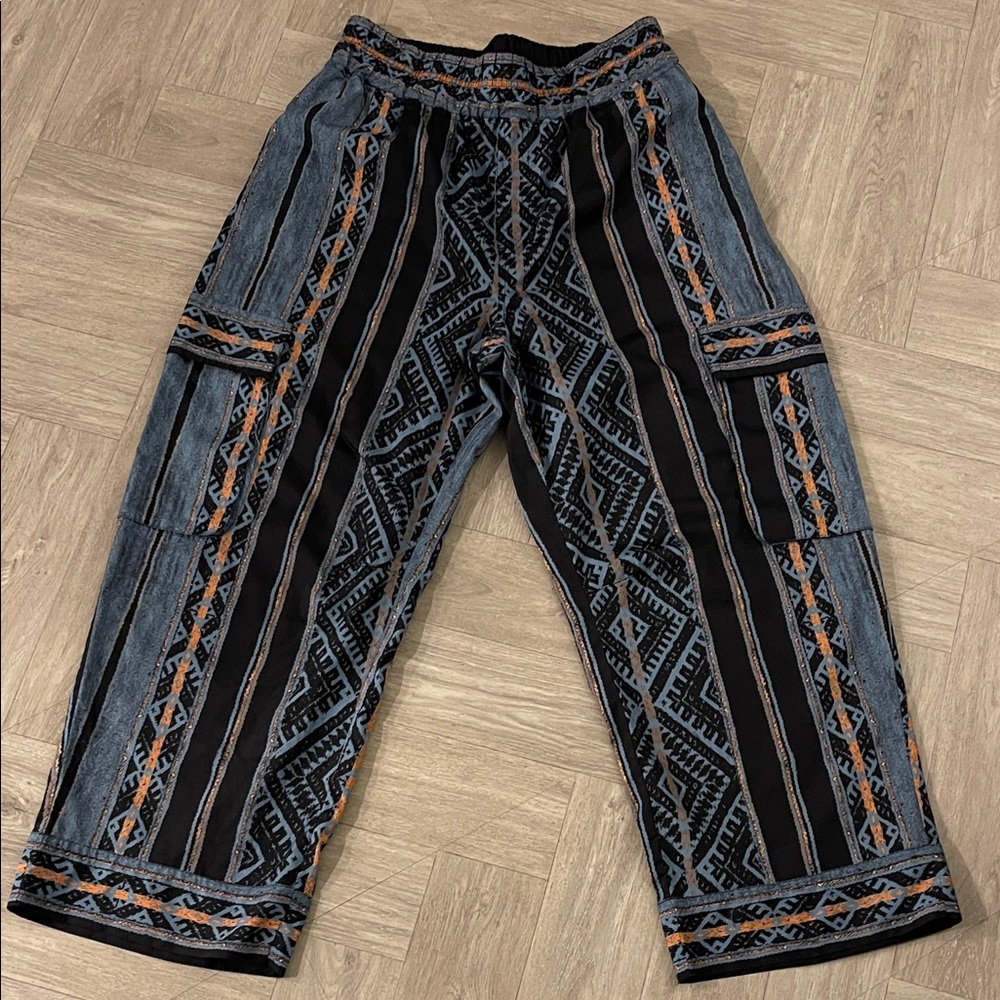 Free People Movement Patterned Cropped Pants